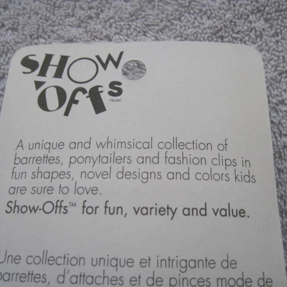 20 Goody Girls Show Offs Plastic Dinosaur Tight Hair Barrettes Secure Pin Pastel